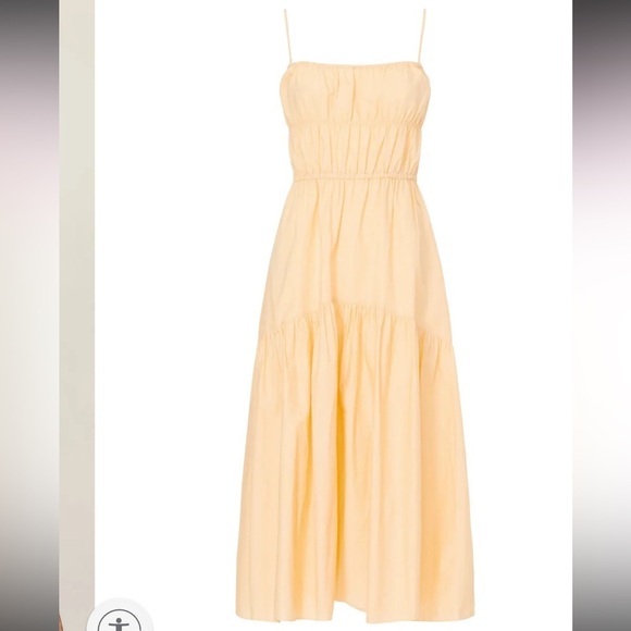 BNWT Vince Women's Tie Back Cami Dress size M retail $495 - Picture 2 of 6